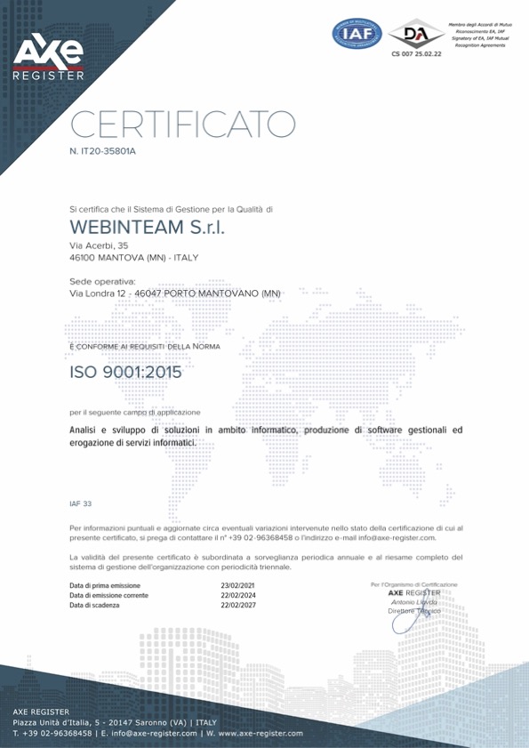 ISO 9001:2015